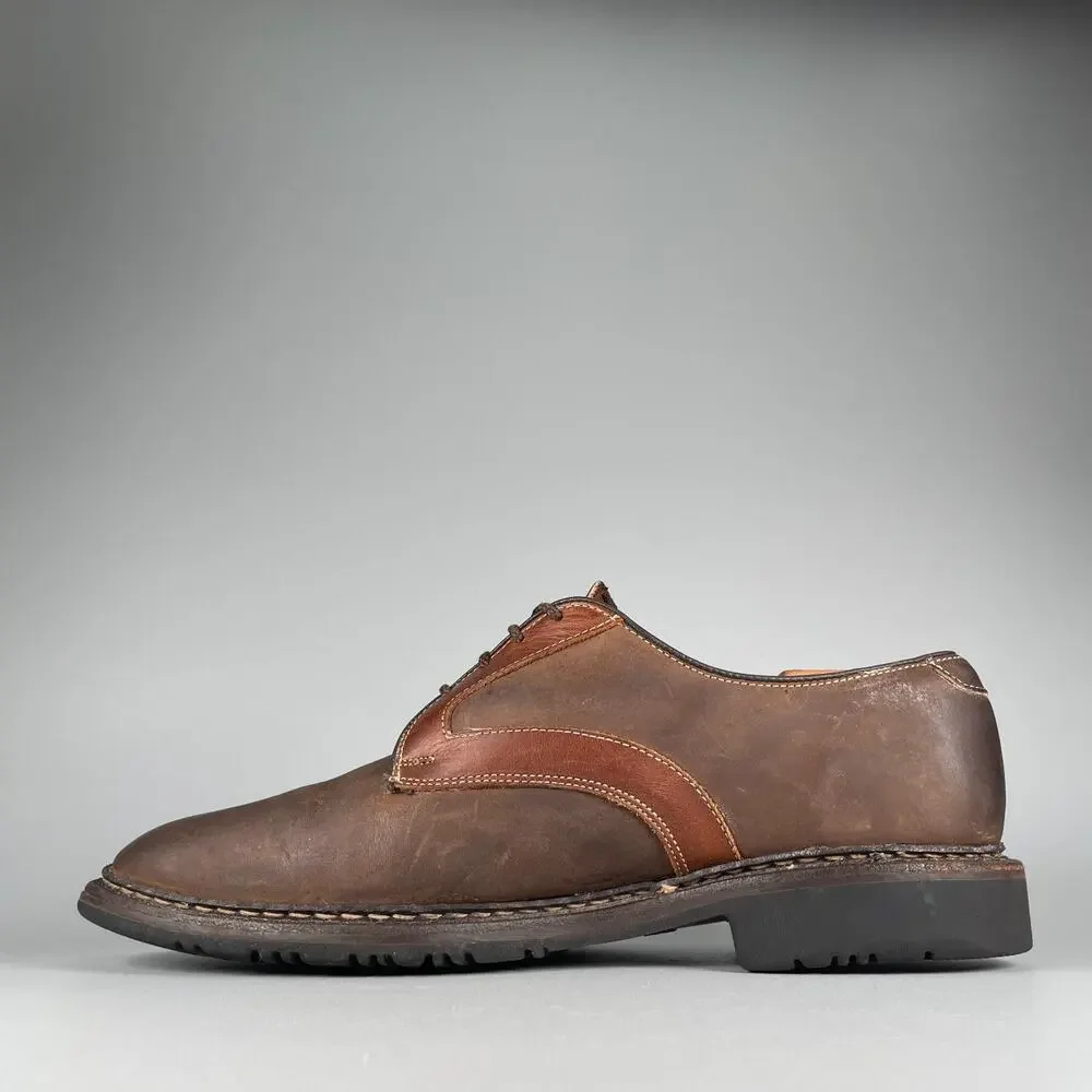 Allen Edmonds Berkshire Mens Size 8.5 3E Tan Brown Leather Oxford Dress Shoe GUC